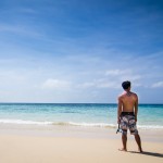 Looking at the ocean by Andy Saiden